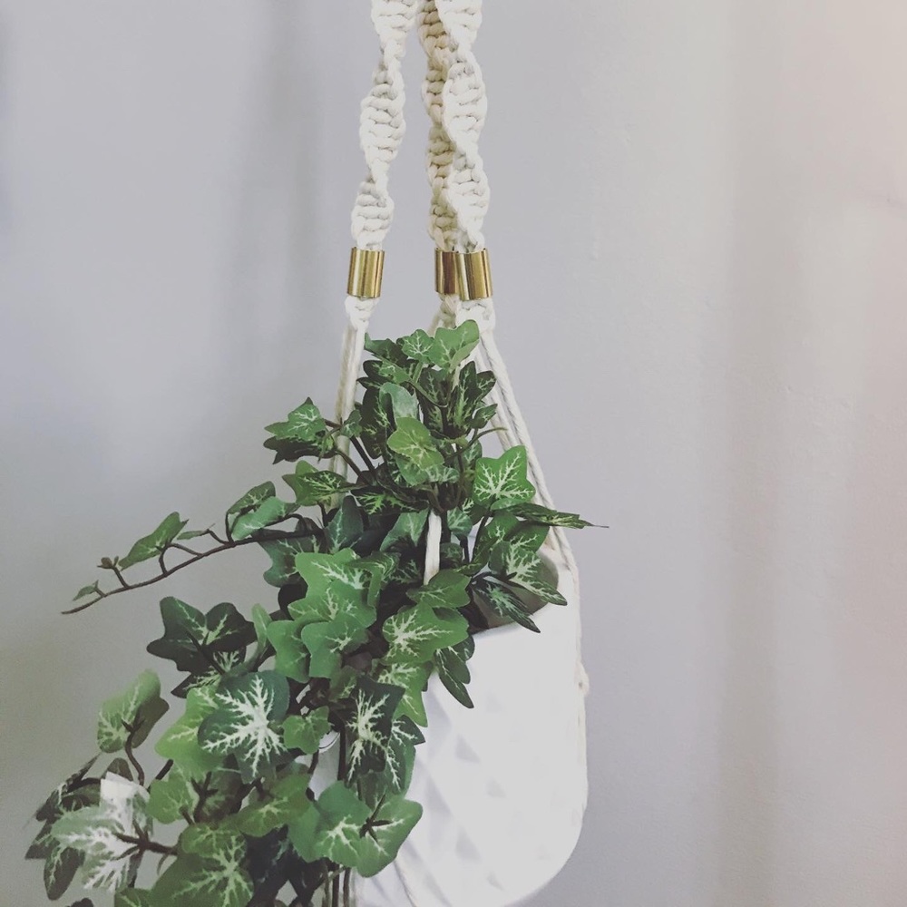 Macrame plant hanger